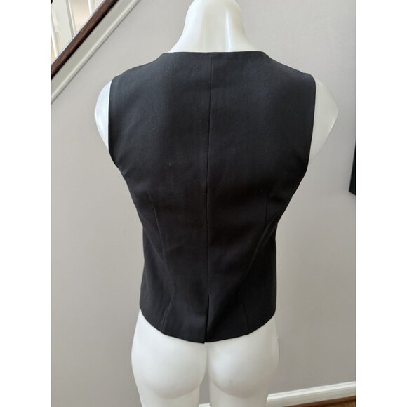 STAUD Black Brett twill Vest Size XS - Picture 6 of 7